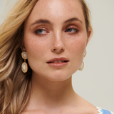 Athena Earrings - Crystal