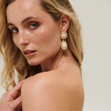 Athena Earrings - Crystal