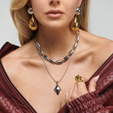 Gia Necklace | Silver