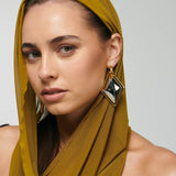 Lusso Earrings | Gold Hoop