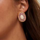 Siren Earrings - Blush